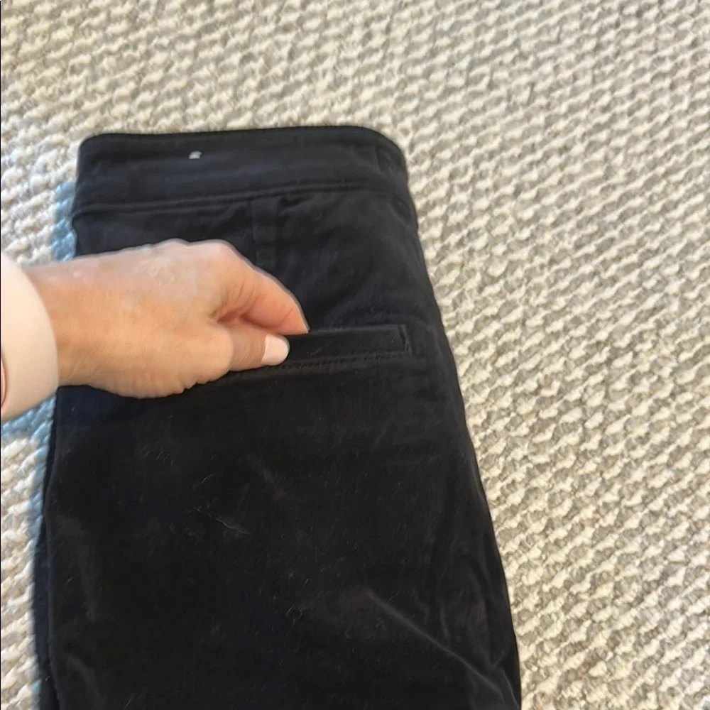 NWT: Black Velvet Pants - Picture 6 of 12